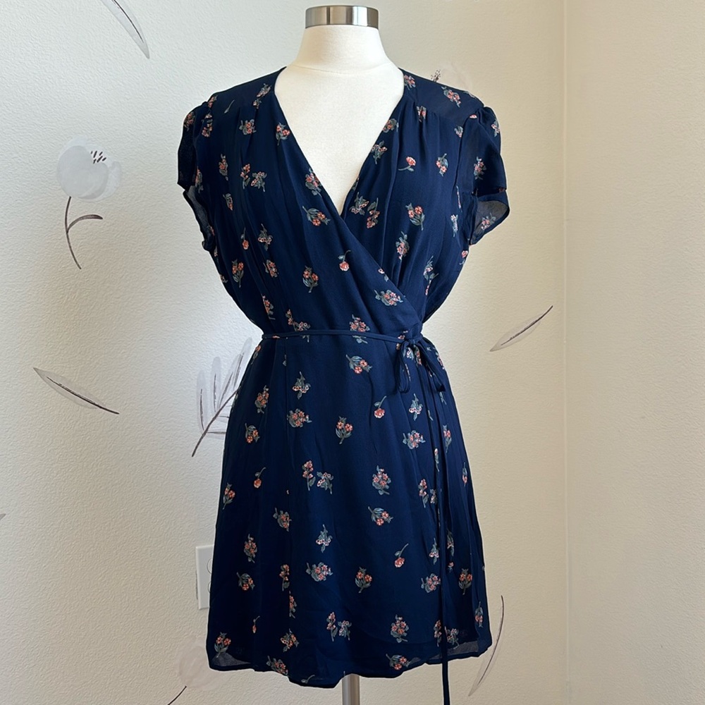Reformation Wrap mini dress